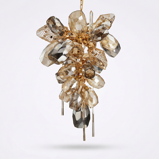 Suspension moderne en verre pour salon – Celestine