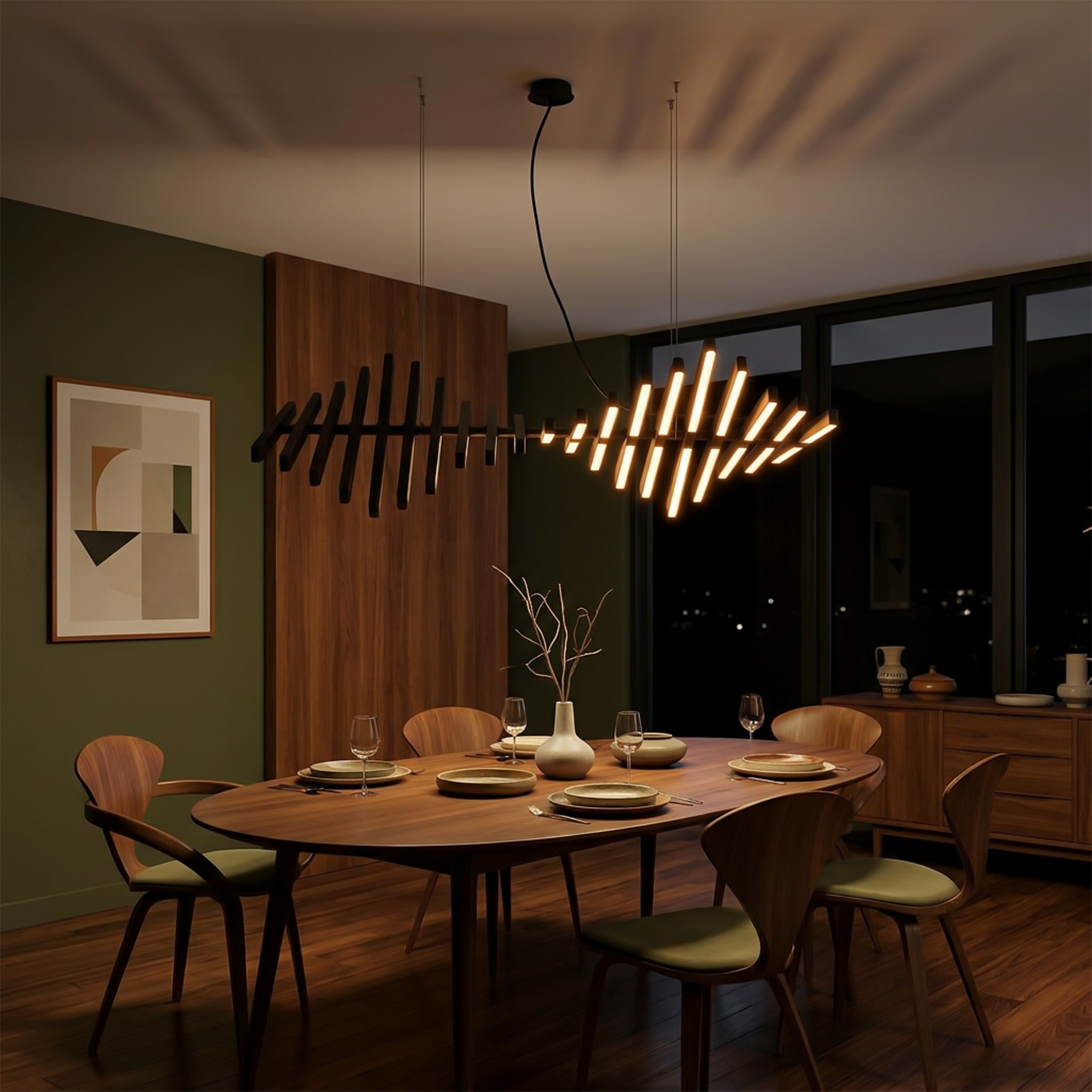 Plafonnier Arcello vue détail | Luxarmonie