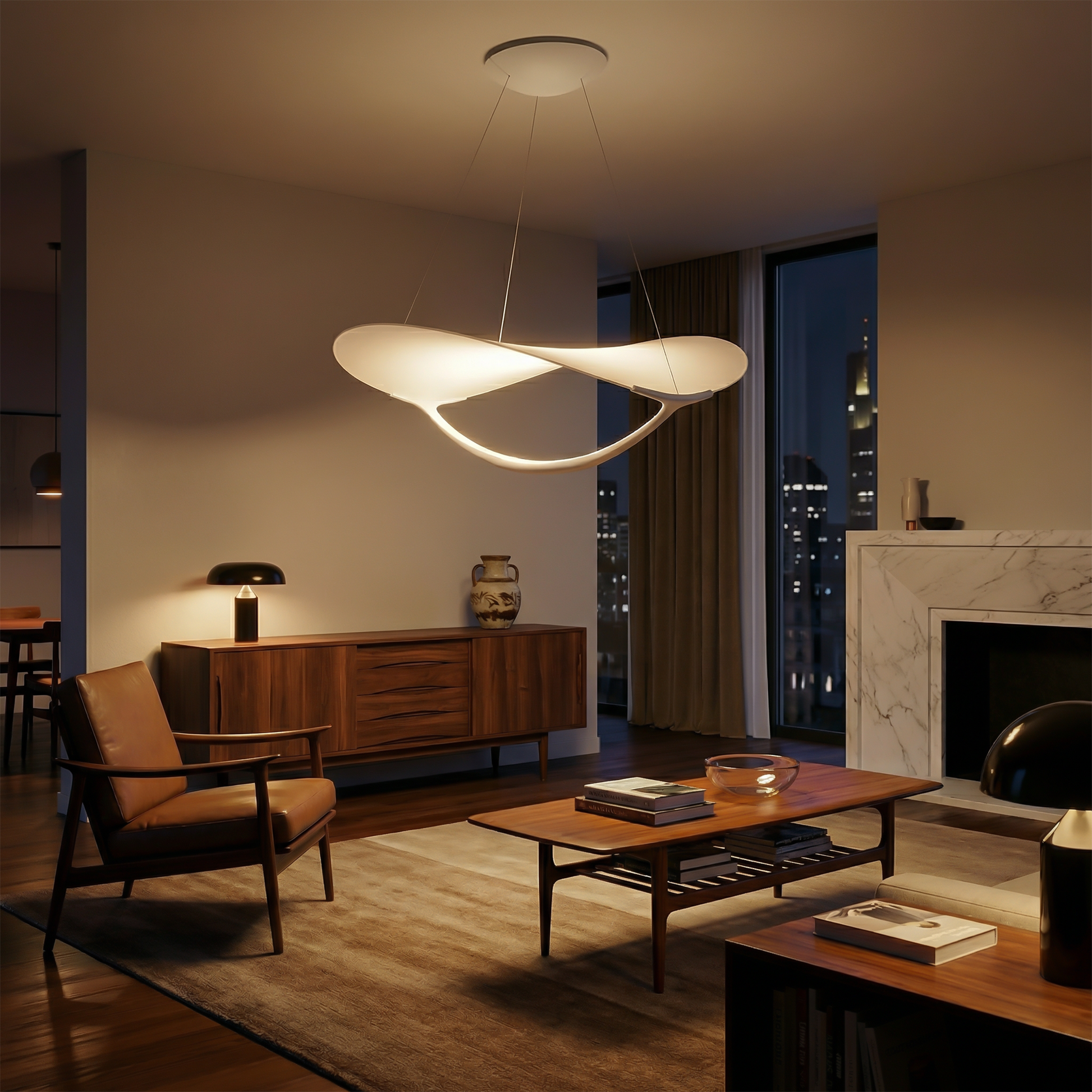 Binnen-hanglamp in chique stijl en topkwaliteit – Dunéa