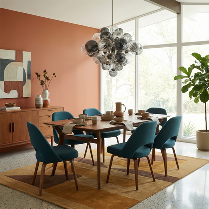 Hanglamp Kristallijne Geblazen Glas & Prestigieuze Ambiance – Vela