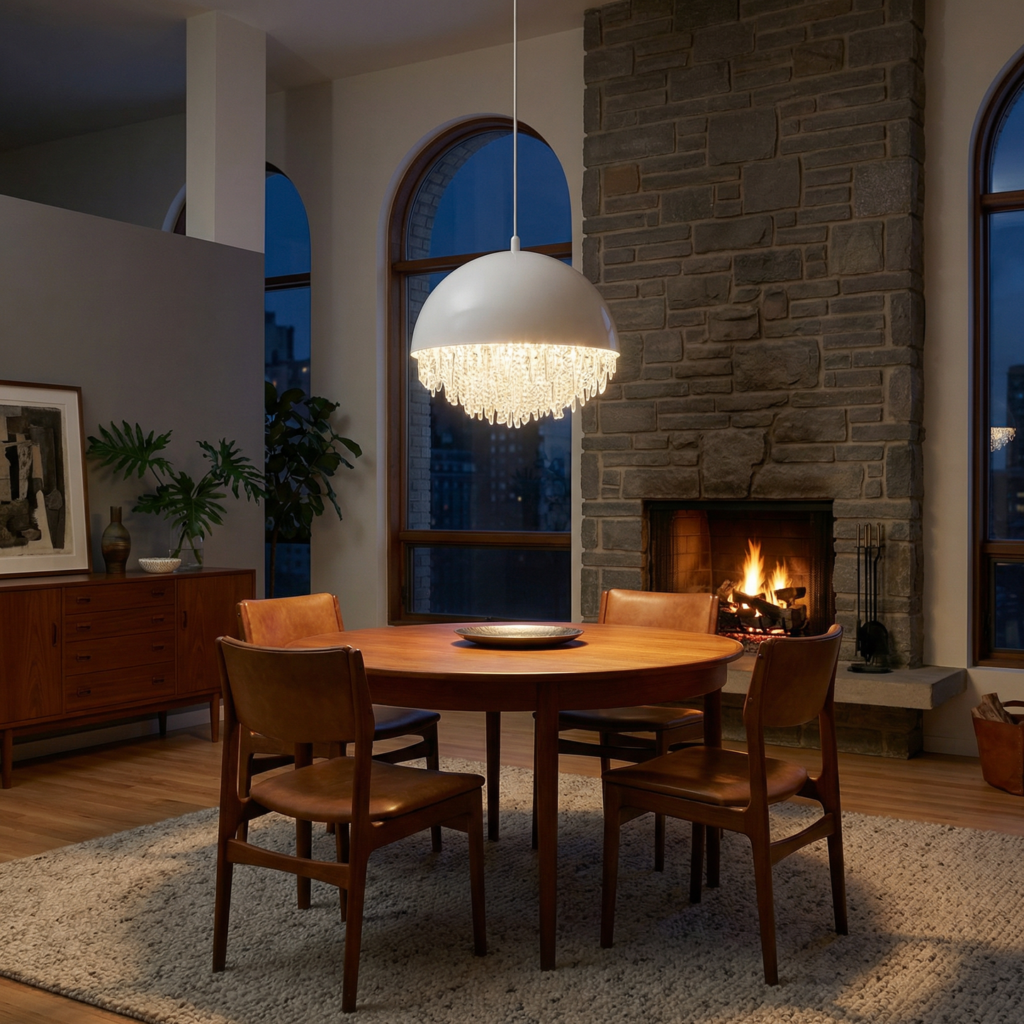 Plafonnier Lune vue détail | Luxarmonie