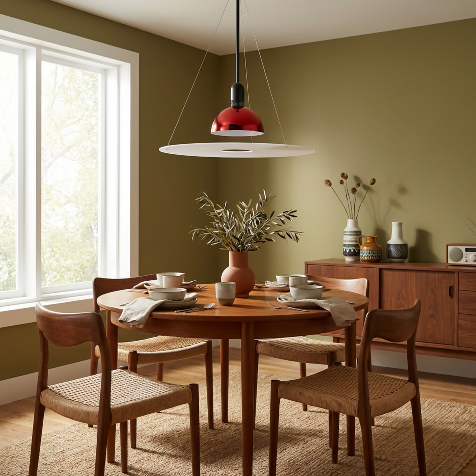 Circular Design Suspended Ceiling Light – Alcyon