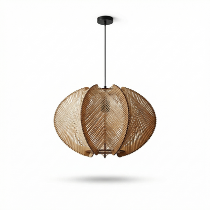 Hanglamp Hout Bamboe Nordische Stijl – Calyne