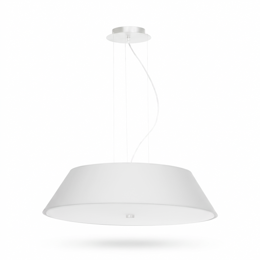 Lustre minimaliste blanc salon – modèle Arvandia