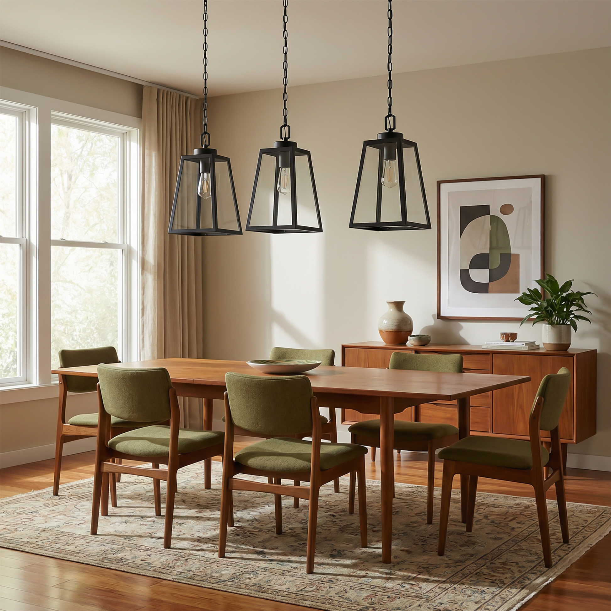 Suspension luminaire Noircelest vue ambiance | Luxarmonie