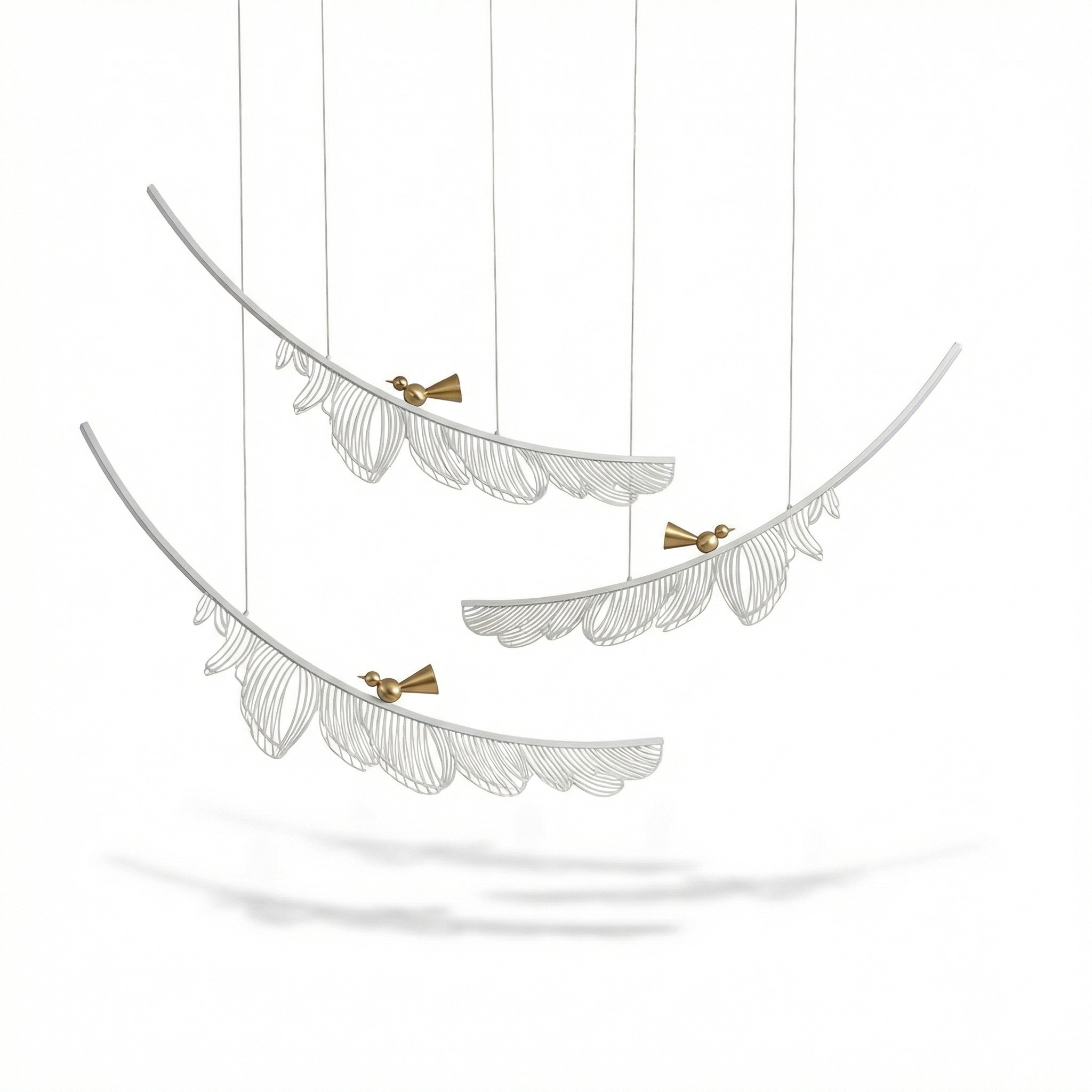 Modern metalen hanglamp voor eetkamer – Arionel
