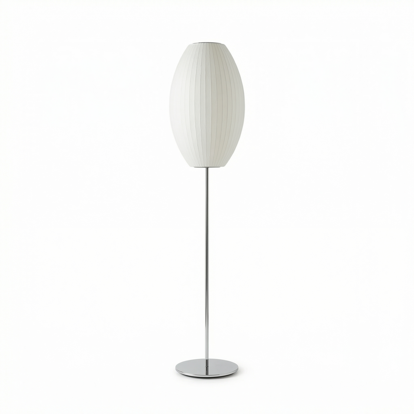 Lampe sur pied en soie moderne pour salon – Sericéa