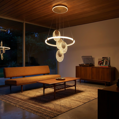 Contemporary Style Ring-Shaped Chandelier – Arcéa