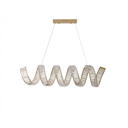 Plafonnier Design Hélicoïdal Éclat Raffiné – Florale