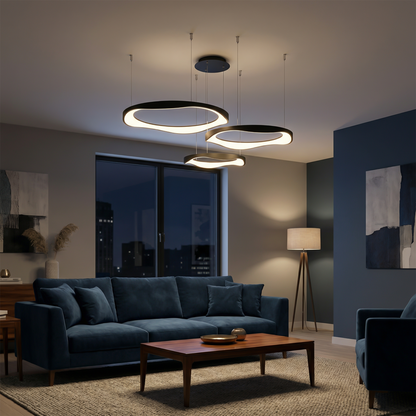 Chandelier Stratus Detail View | Luxarmonie