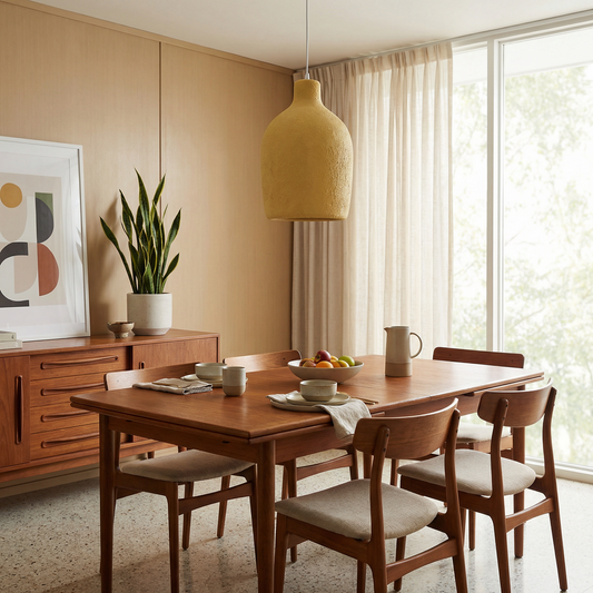 Kalmerende LED hanglamp geïnspireerd op Wabi Sabi – TerreVase