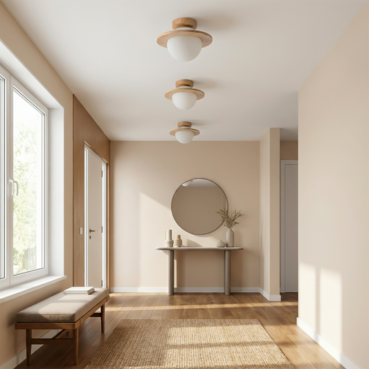 Plafonnier LED Coque Mat & Rayonnement Équilibré – Eclisio