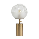 Timeless Chic Adjustable Bedside Lamp in Glass and Metal – Orys