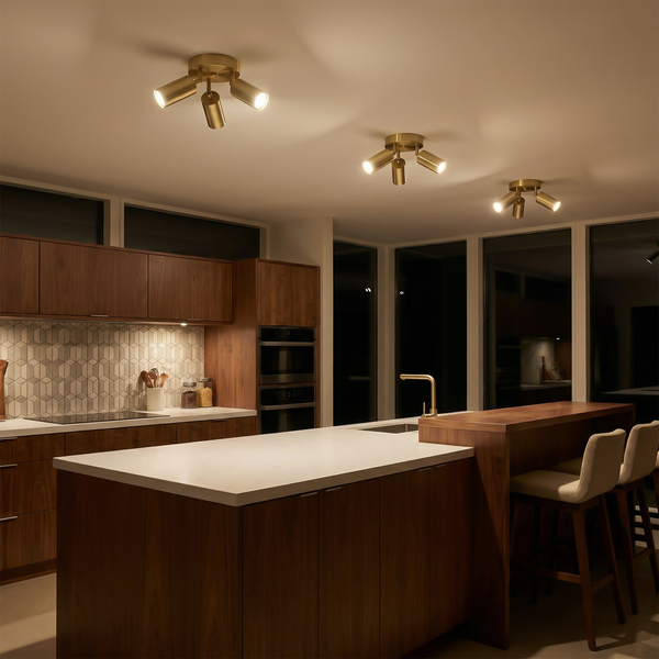 Brass Ceiling Light Detail View | Luxarmonie