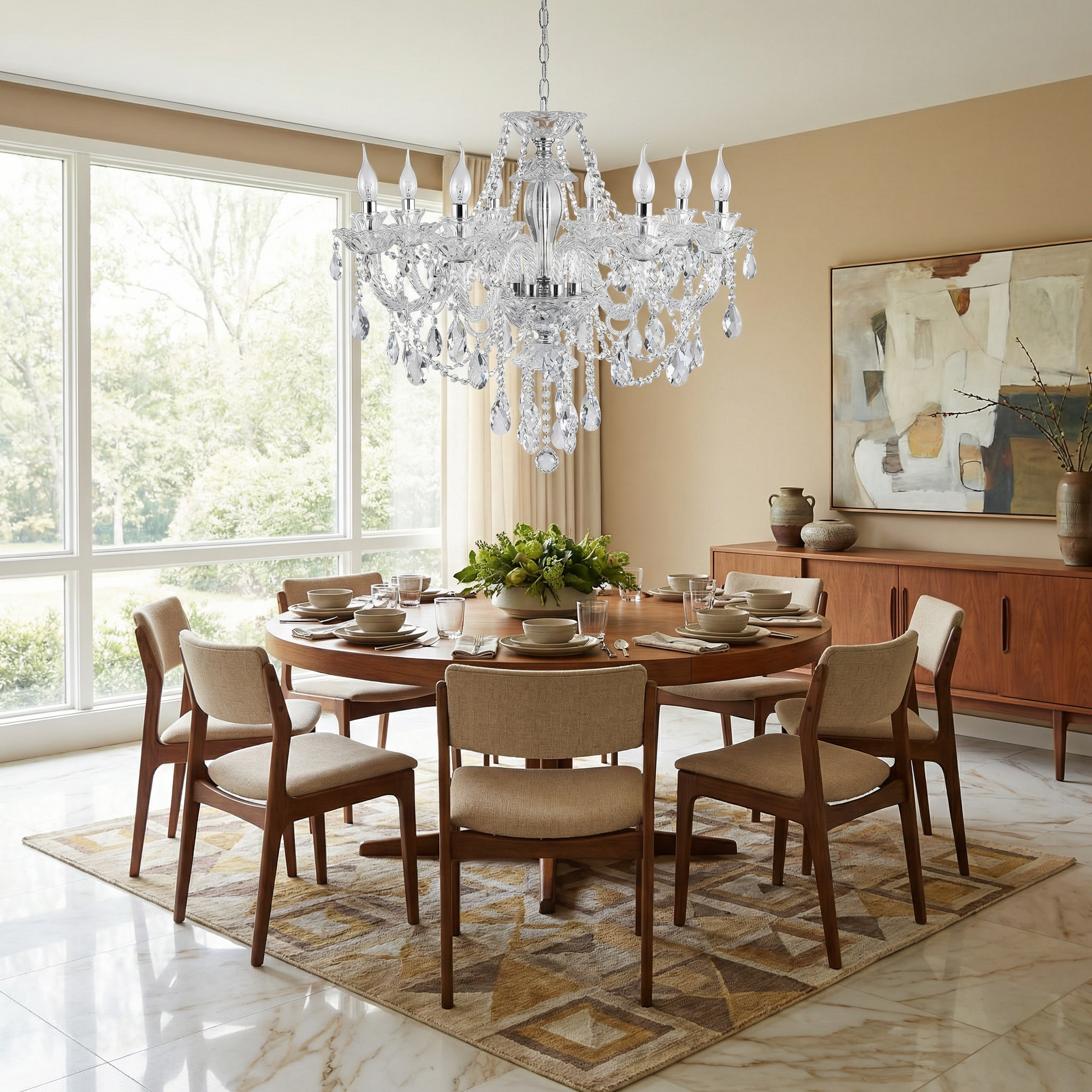 Lustre Cristarôm vue ambiance | Luxarmonie