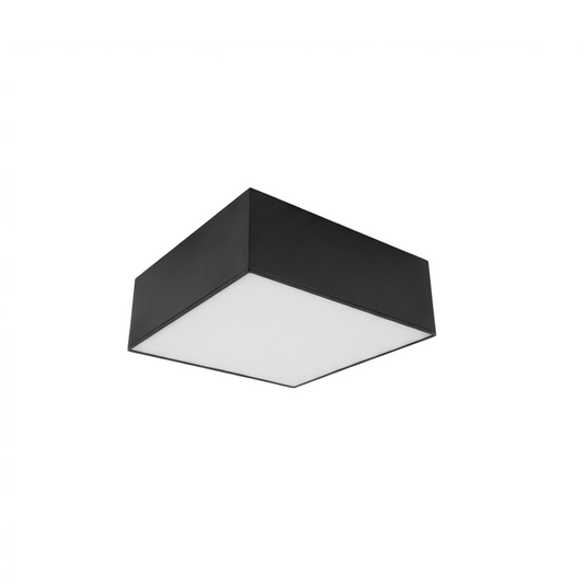 Plafonnier carré gris minimaliste salon – Orphéane