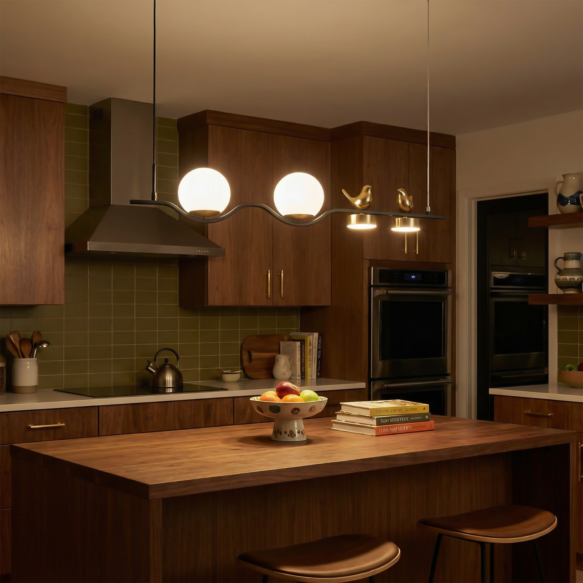 Hanglamp Twee Bollen Melkglas & Poëtisch Duo – Mirabella