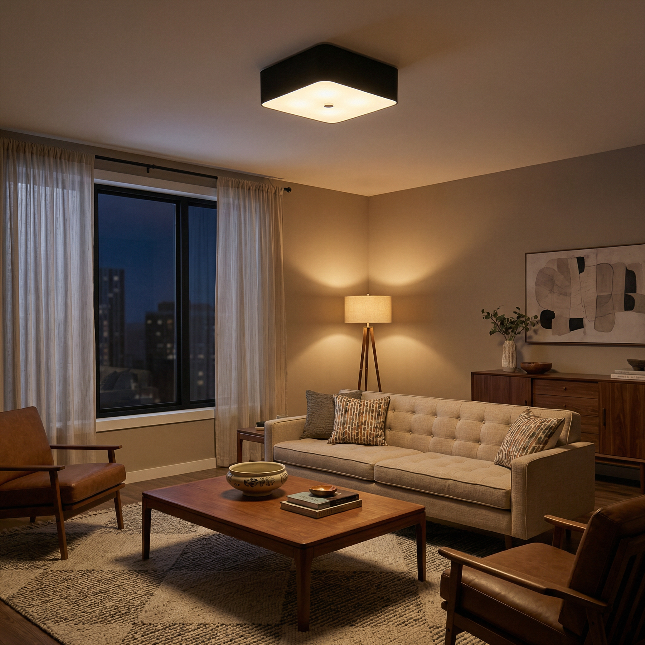 Orféal Model Ceiling Light Detail View | Luxarmonie