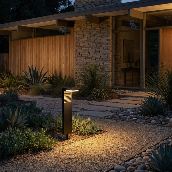 Luminaire d'extérieur NeoPost vue détail | Luxarmonie