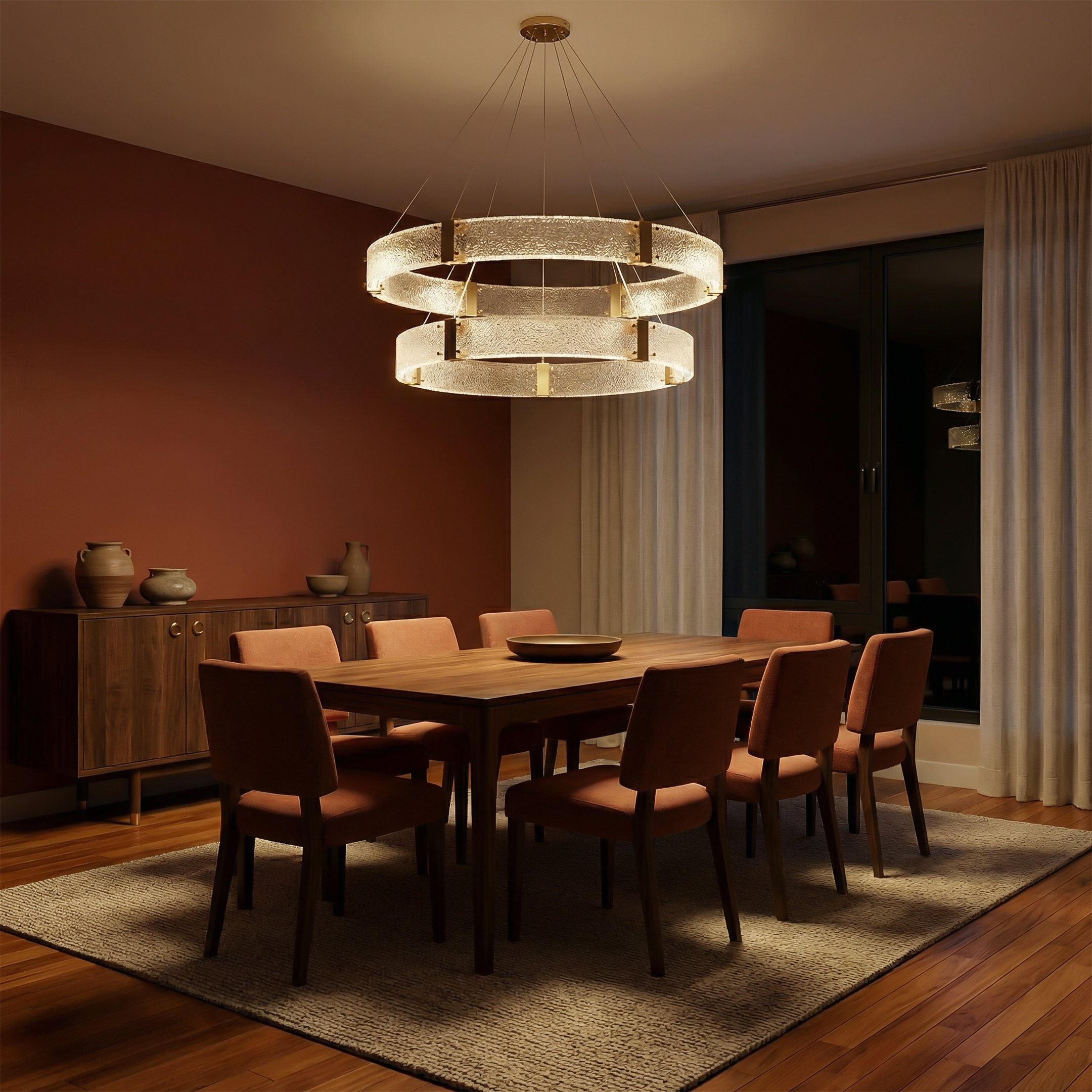 Hanglamp Zachte Omhelzing Ingetogen Ambiance Glad Afgewerkt – Ciel d'Ambre