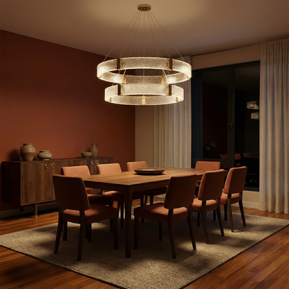 Ciel d'Ambre Ceiling Light Detail View – Luxarmonie