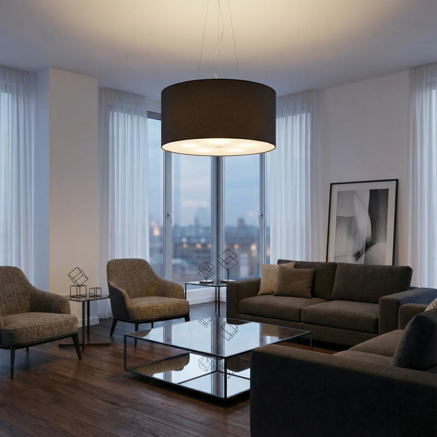 Lustre modèle Elaris vue détail | Luxarmonie