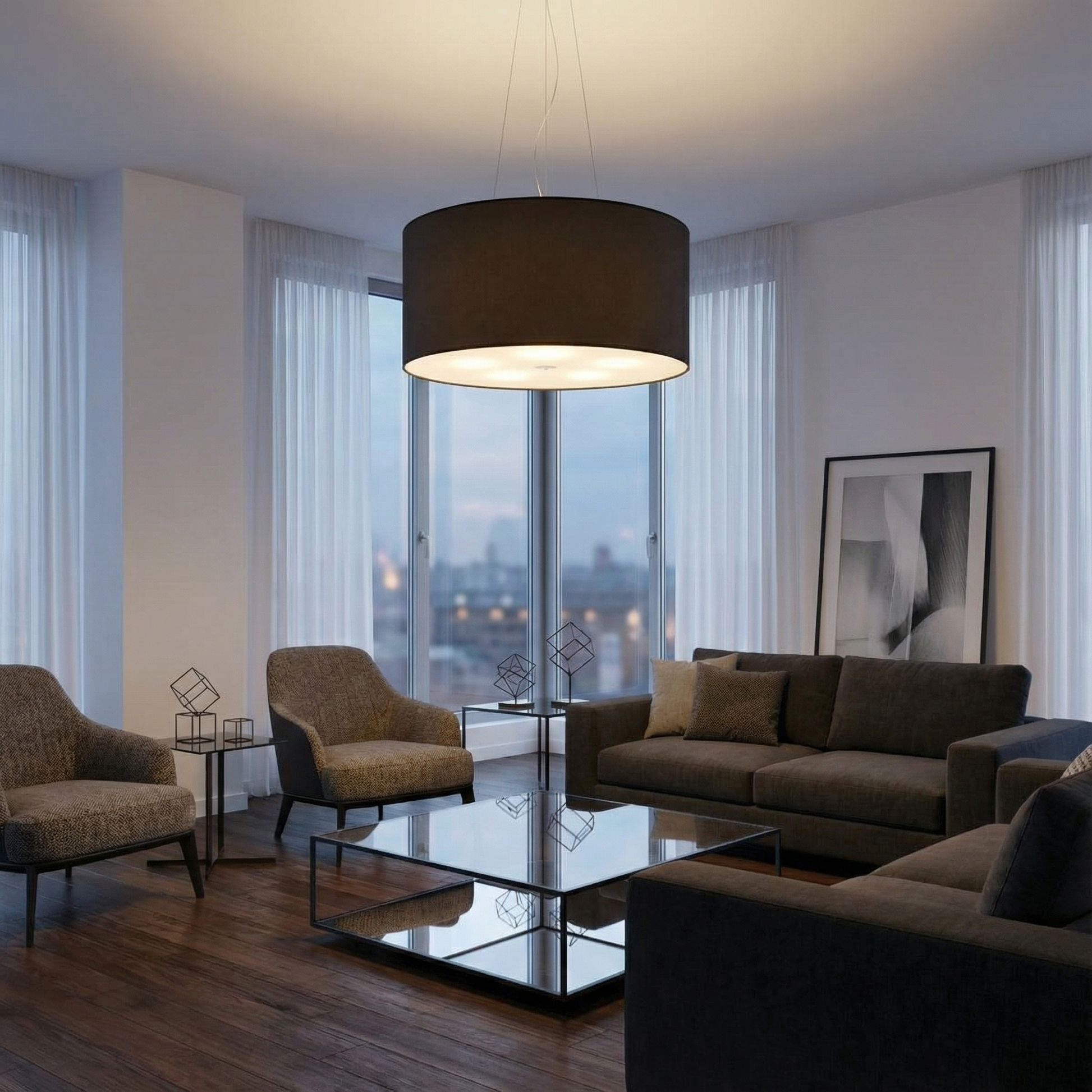 Lustre modèle Elaris vue détail | Luxarmonie