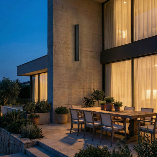 Waterdichte LED wandlamp in aluminium voor buiten – Zalendis