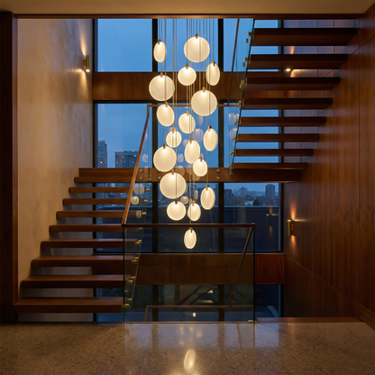 Moderne LED Hanglamp in Acryl voor Woonkamer – Thaliona