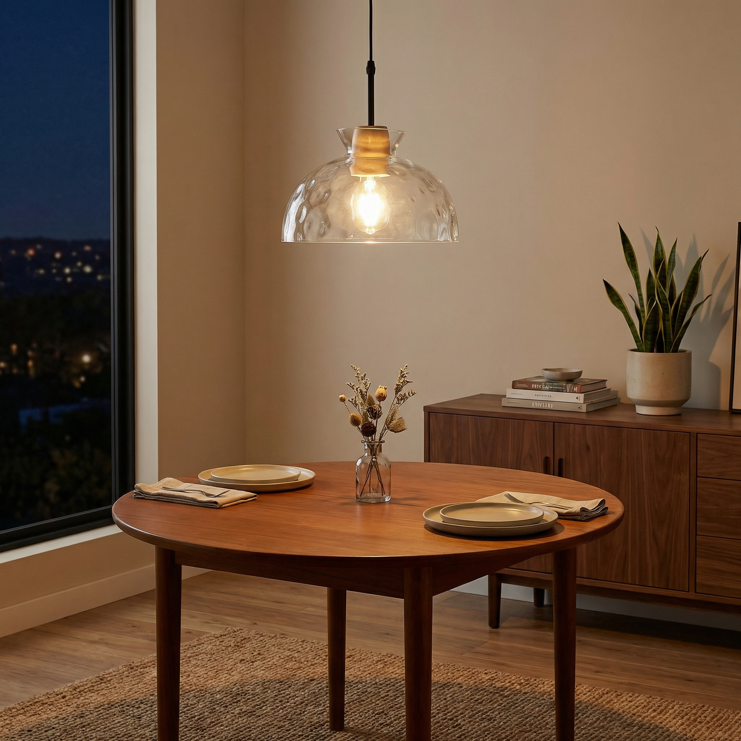 Verfijnde Hanglamp & Elegant Glas – Nyra