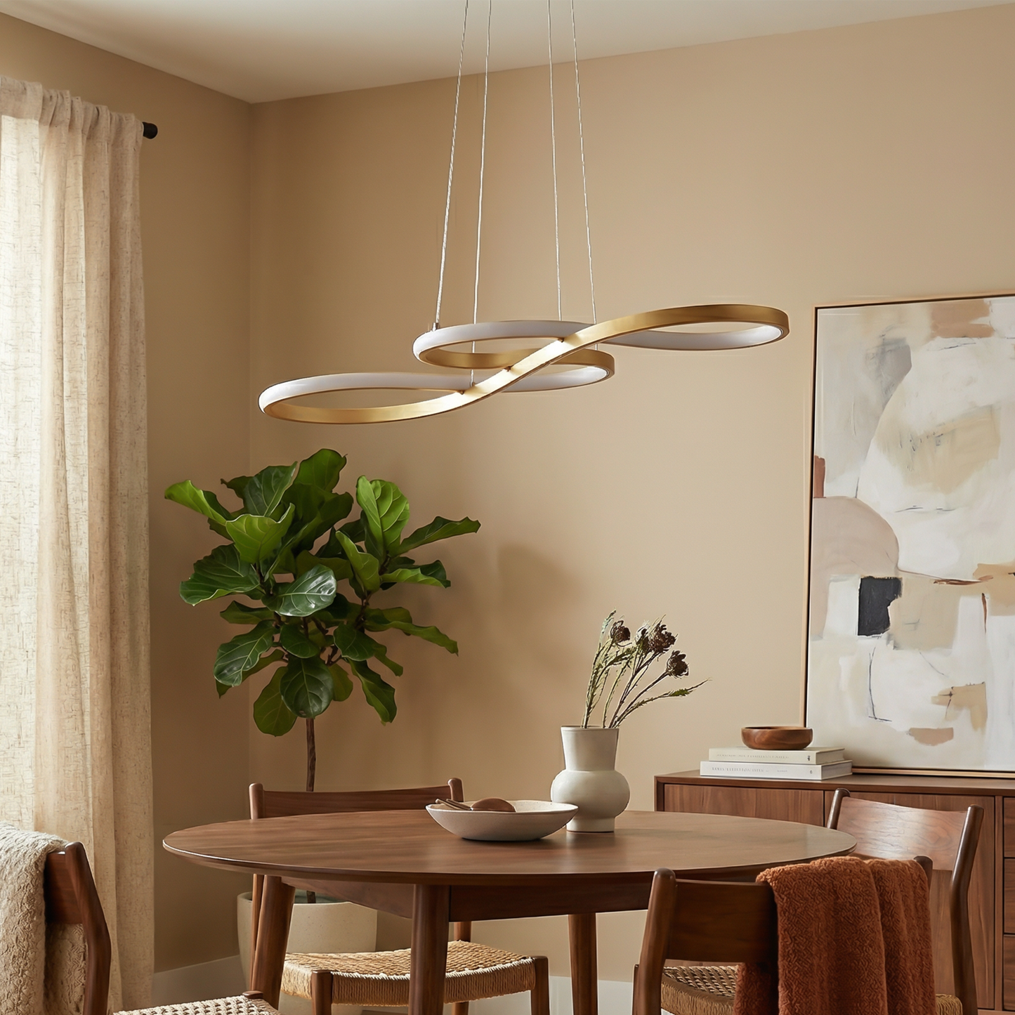 Suspension Note de Musique vue ambiance | Luxarmonie