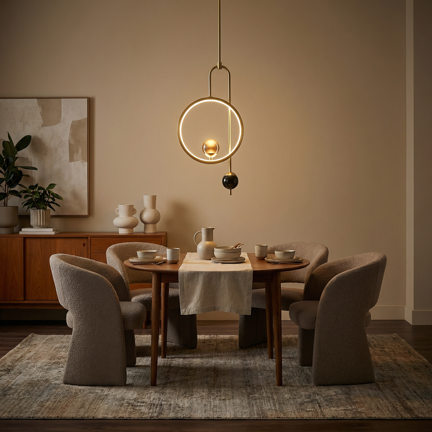 Suspension Haloa vue détail | Luxarmonie