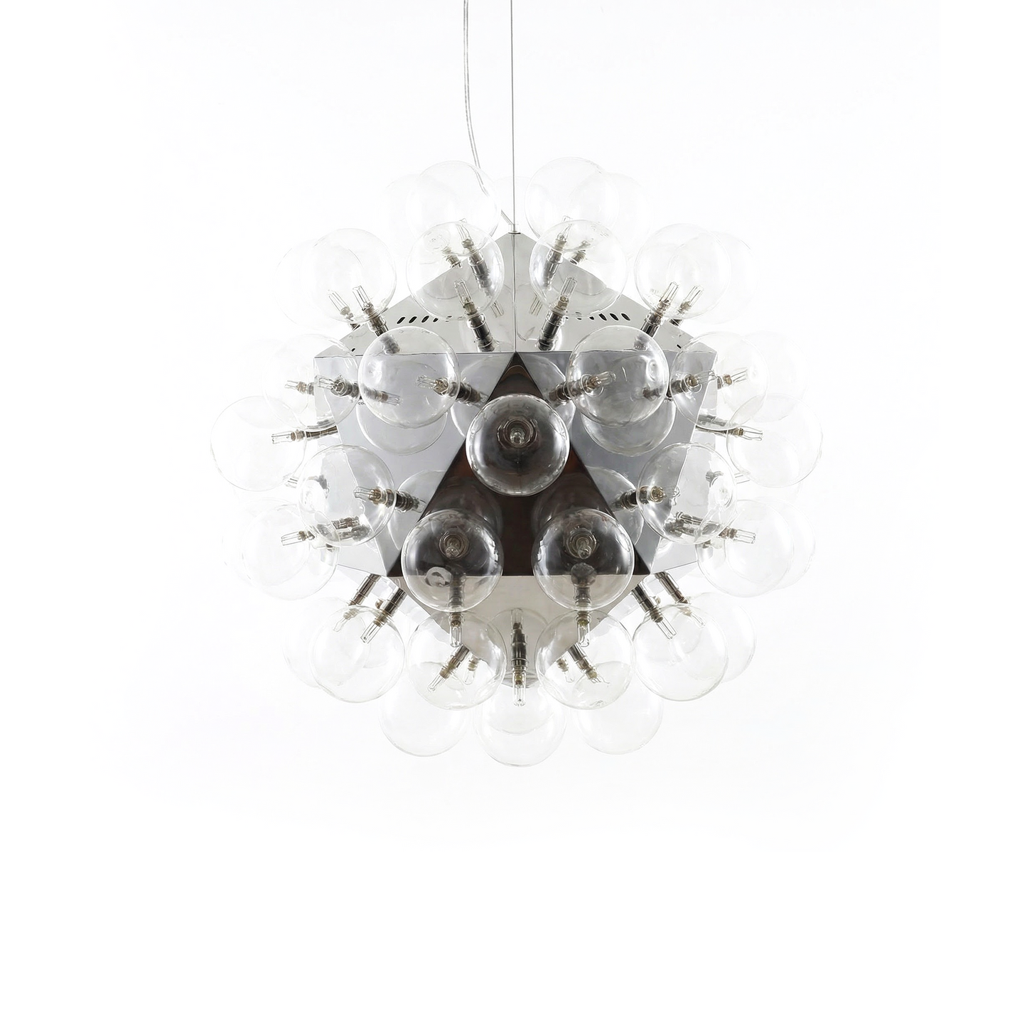 Moderne Hanglamp met Instelbare Glazen Bellen – Bulle