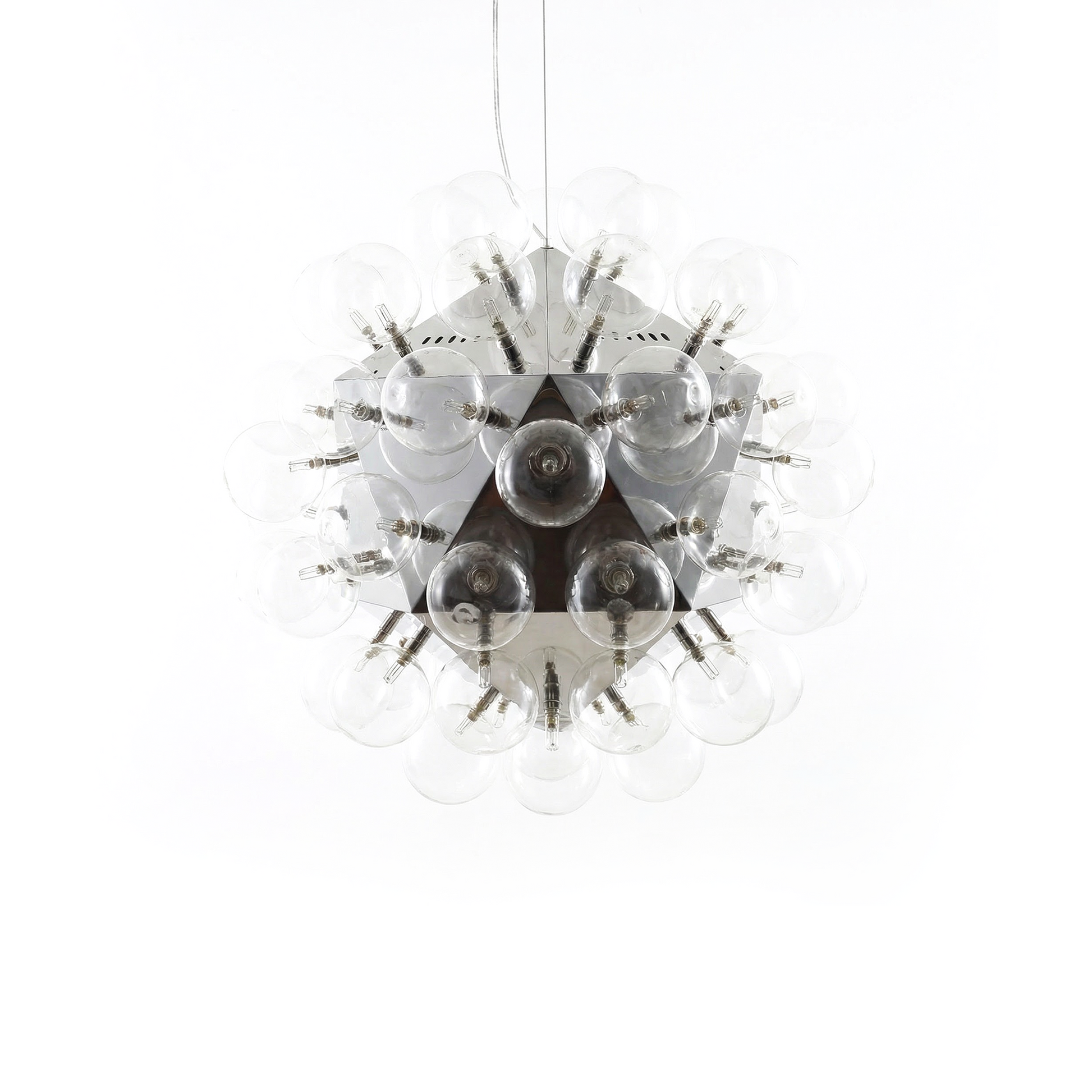 Moderne Hanglamp met Instelbare Glazen Bellen – Bulle