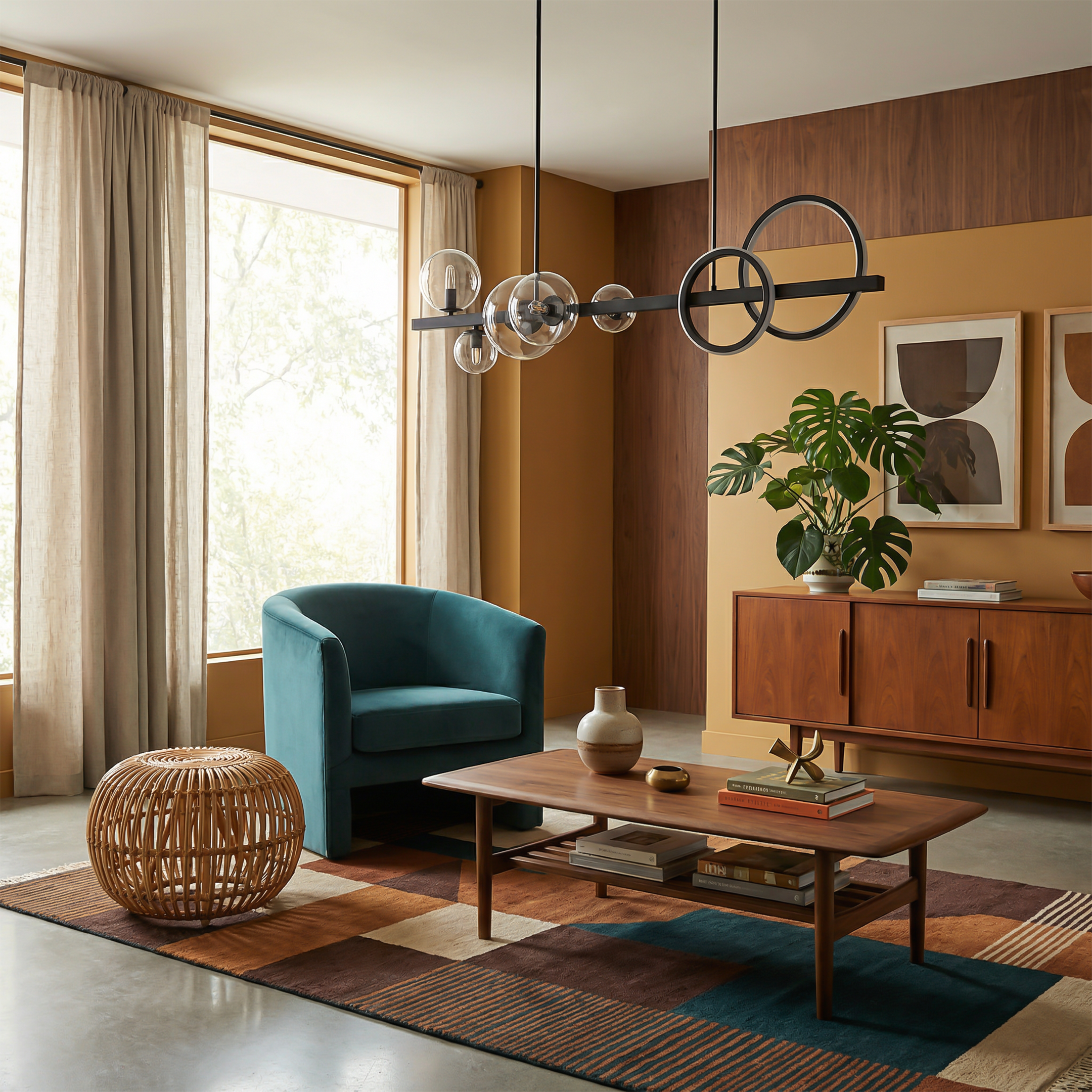 Hedendaagse hanglamp in Legering voor Woonkamer – Halura