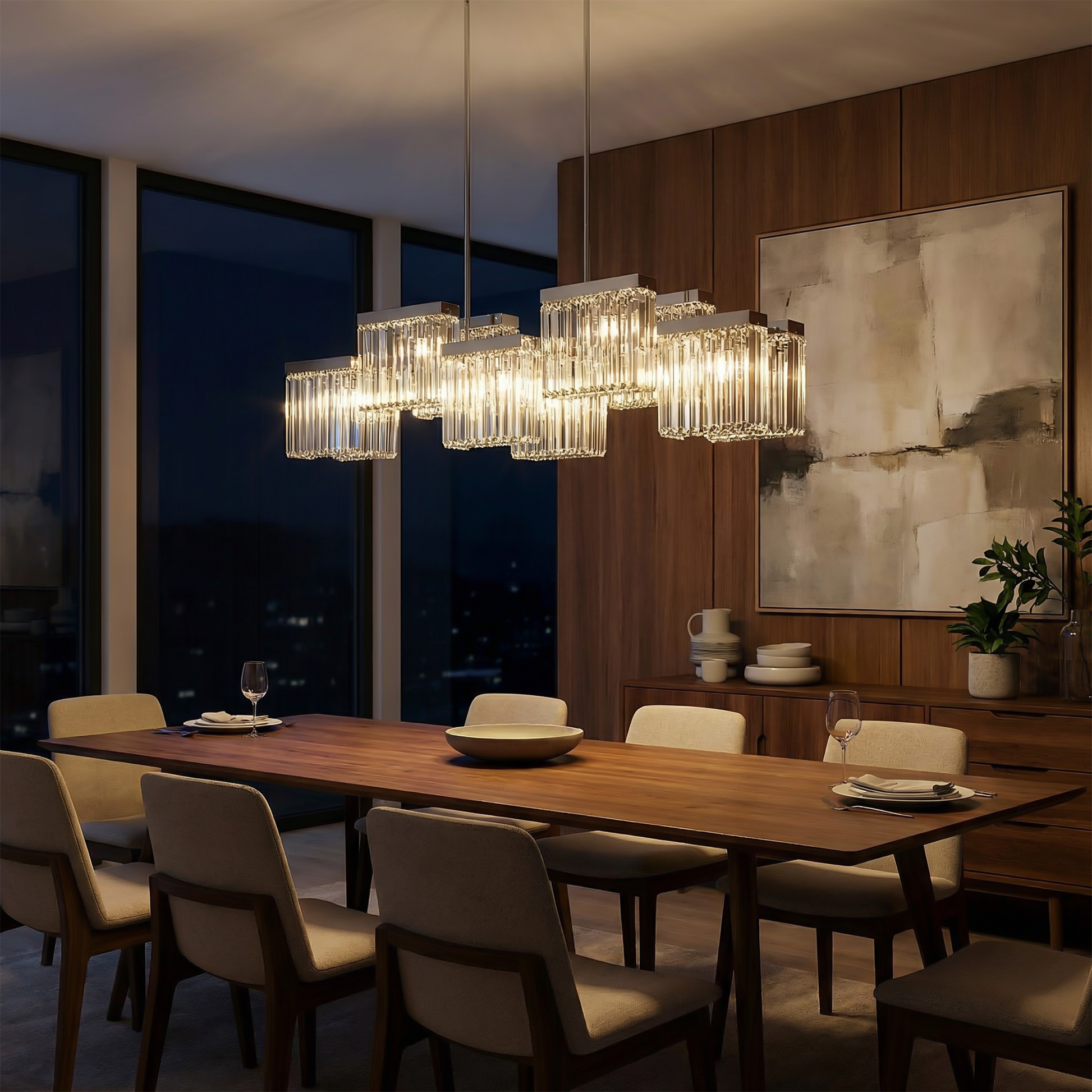 Suspension Crystarène vue détail | Luxarmonie