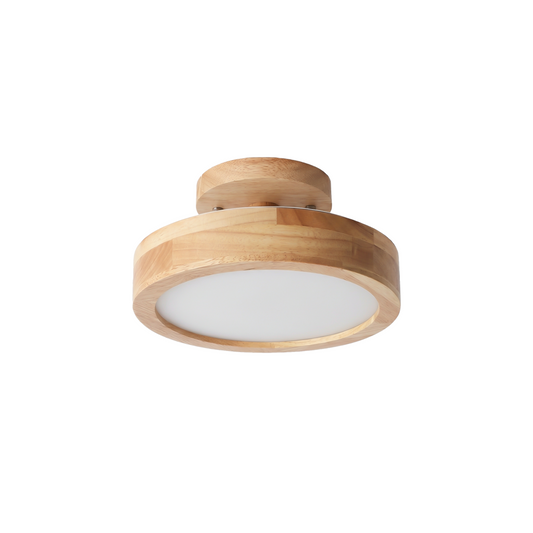 Plafondlamp Scandinavisch Hout voor Gang – Arborise