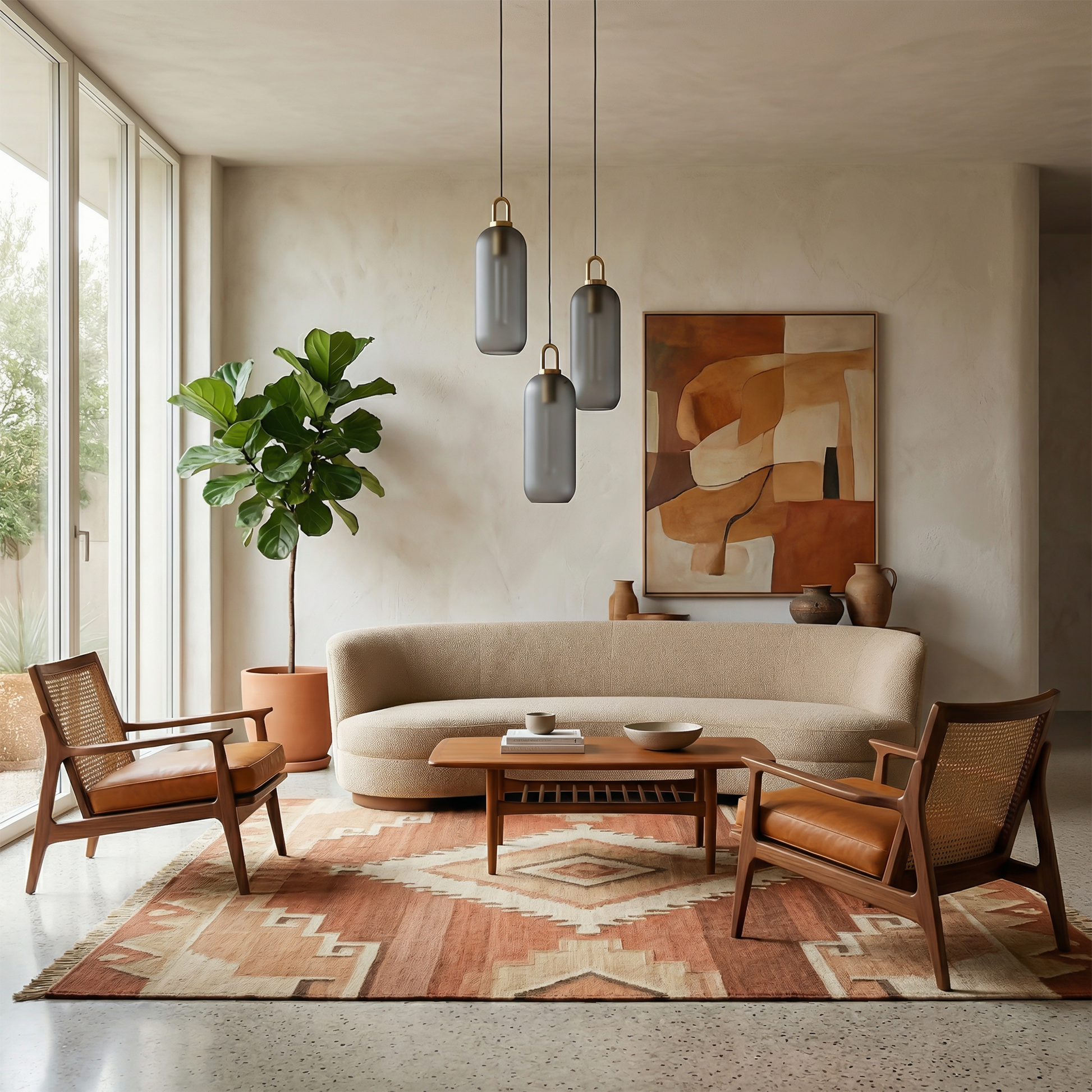 Plafondlamp Glas Premium Gezellige Sfeer – Volina