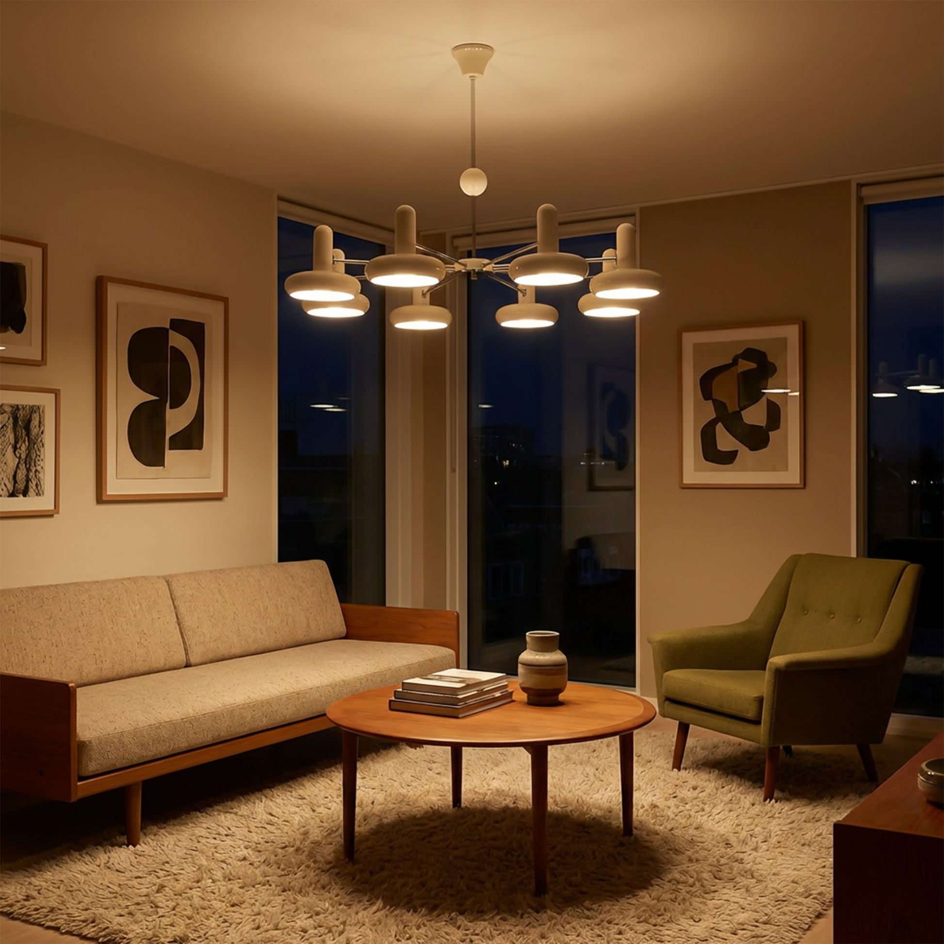 Plafonnier Doré Inspiration Aurores & Diffusion Subtile – Boréale