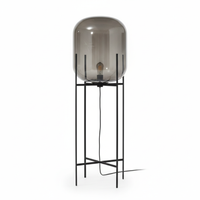 Lampadaire Scandinave Trépied Design Vitrail Ambiance Douce – Boreal