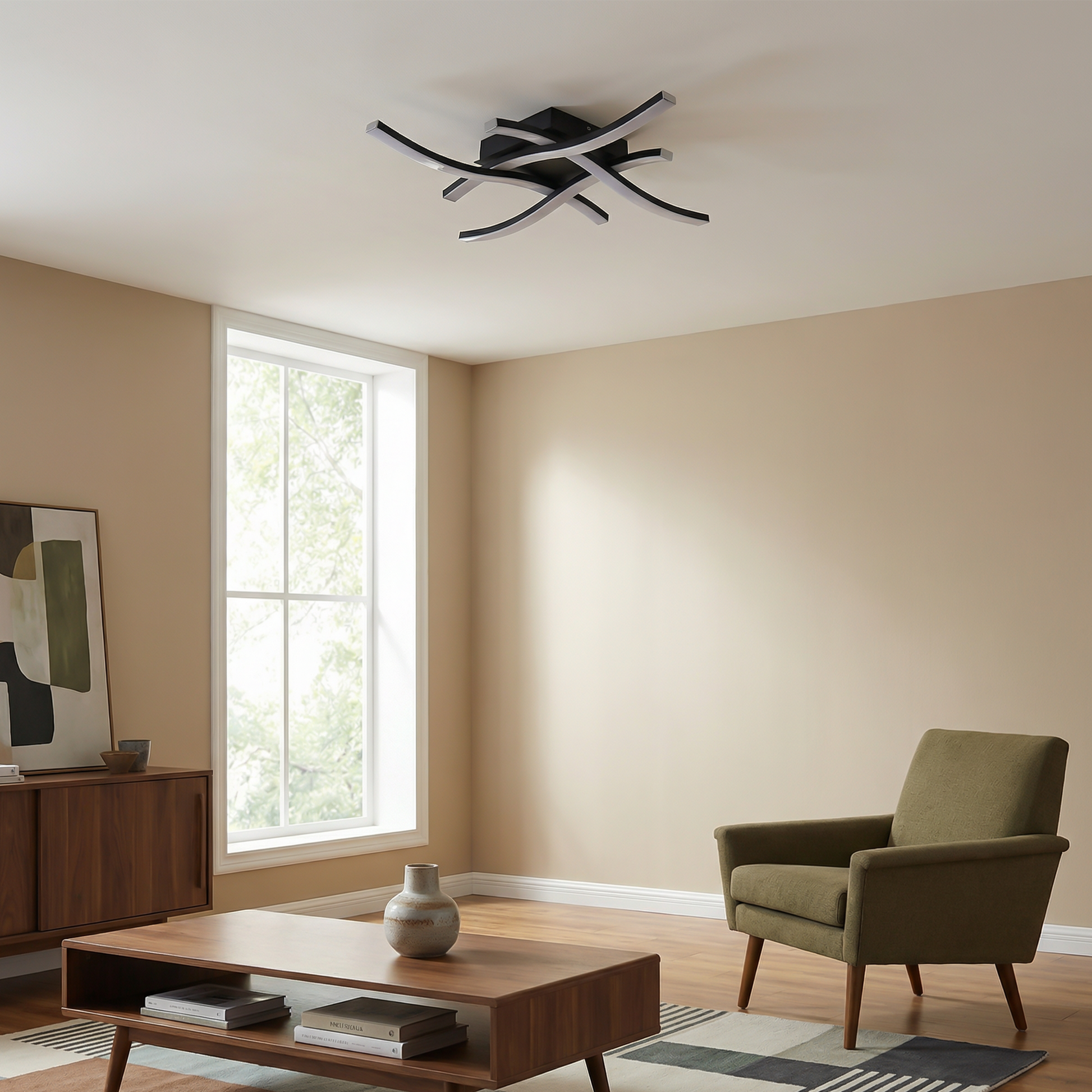 Plafonnier Zylo vue ambiance | Luxarmonie