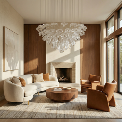 Lustre Ombre vue ambiance | Luxarmonie