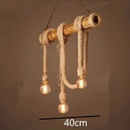Natuur & Industriële Hanglamp Bamboe Touw Authentiek – Volya