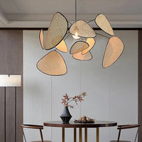 Lustre Bohème en Bambou pour Salon – Auramya