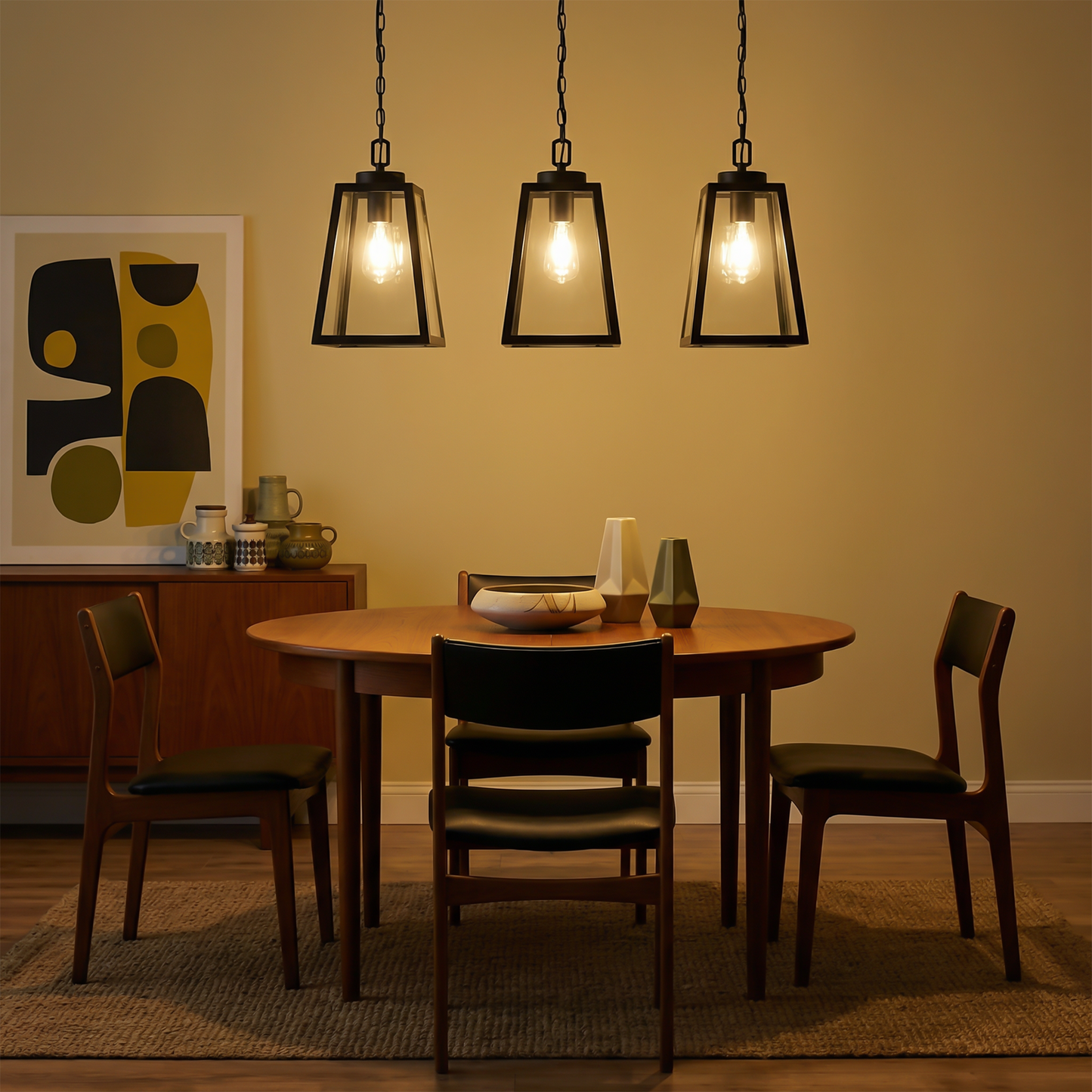 Suspension luminaire Noircelest vue détail | Luxarmonie