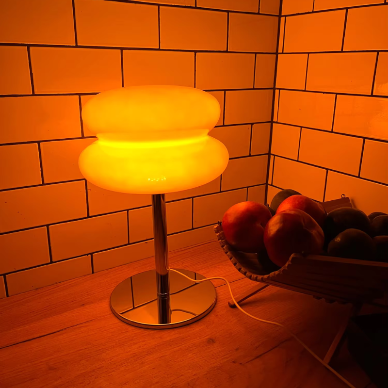 Lampe Macaron Verre Vitrail Design Coloré & Élégant – Macaron