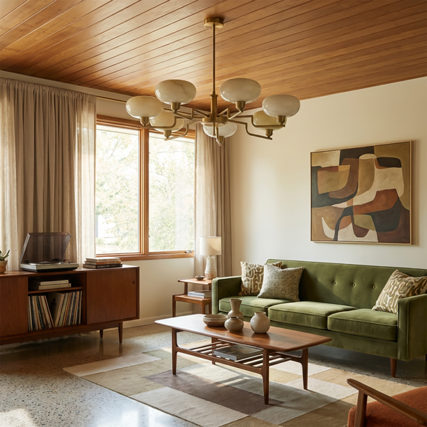 Modern iron chandelier for living room and bedroom – Zelironia
