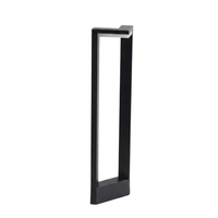 Lampadaire de jardin moderne en aluminium noir – Ataraxia