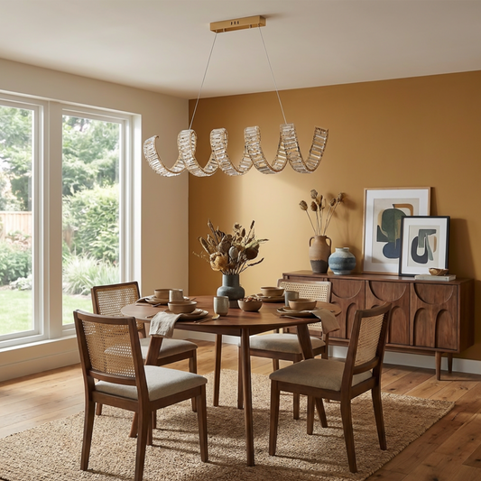 Plafonnier Design Hélicoïdal Éclat Raffiné – Florale