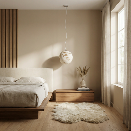 Suspension Lune vue ambiance | Luxarmonie